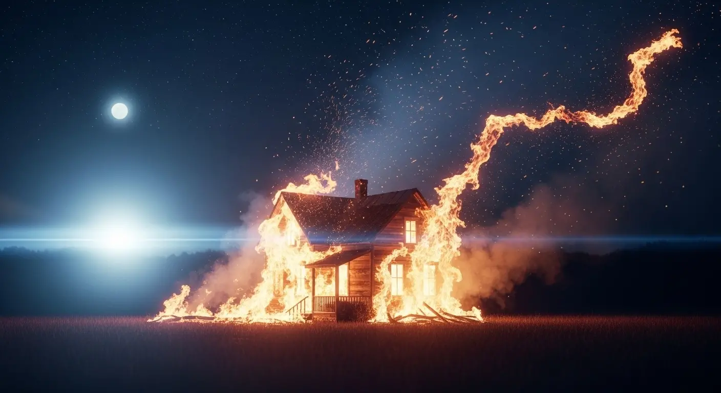 Spiritual Meaning of Dreaming About a Burning House in a Dream