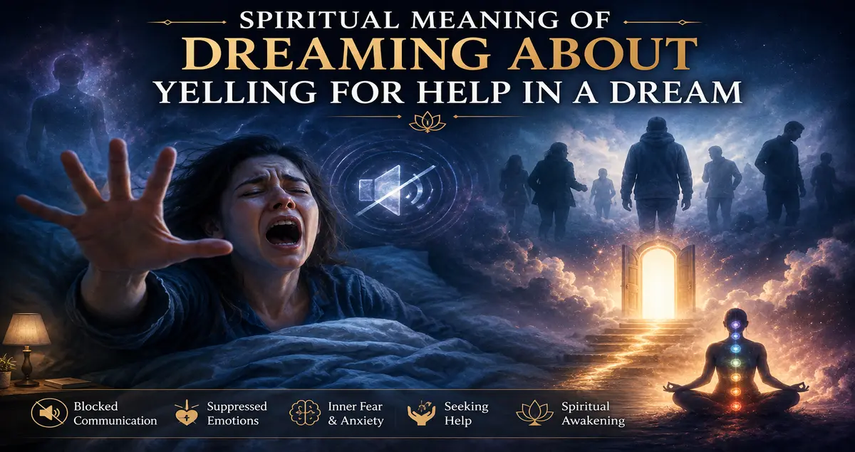 Spiritual Meaning of Dreaming About Yelling for Help in a Dream  